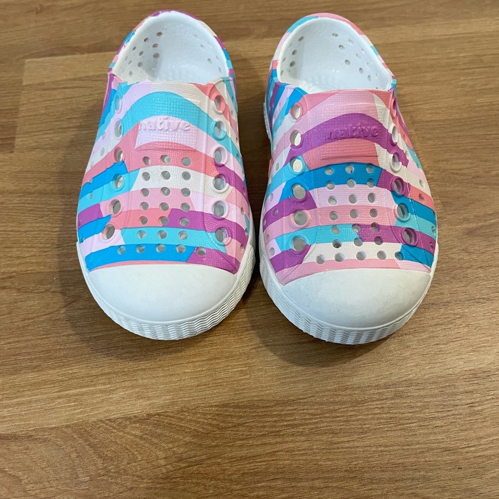 Native Kids Shoes - Multicolor Striped